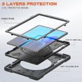 thumbnail image 2 of Funda protectora de color para Samsung Tab S7 Plus de 12,4 pulgadas con soporte para bolígrafo, anillo ajustable grande y protección contra golpes., 2 of 5
