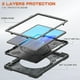 thumbnail image 2 of Funda protectora de color para Samsung Tab S7 Plus de 12,4 pulgadas con soporte para bolígrafo, anillo ajustable grande y protección contra golpes., 2 of 5