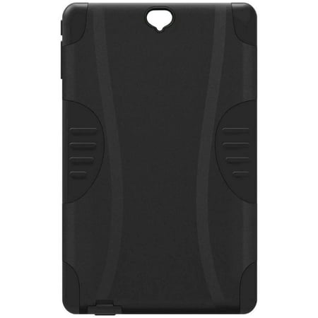 Verizon Brand Dual Layer Hard Case Cover for Ellipsis 8 HD Tablet - Black/Black (Best Case For Ellipsis 8)