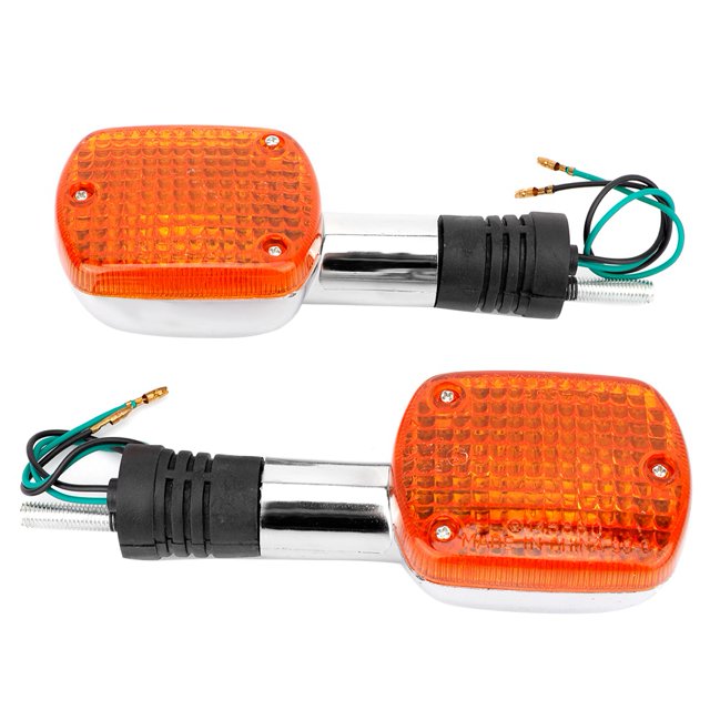 Un par de luces indicadoras de señal de giro para motocicleta Honda de 8mm