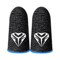 thumbnail image 2 of 1 par de fundas para los dedos para PUBG, transpirables, a prueba de sudor, para la punta de los dedos (azul), 2 of 9