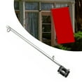 thumbnail image 3 of Stainless Steel Rails Mounted Flag Strong Poles Base Bright Polished, 3 of 8