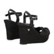 thumbnail image 3 of Sandalia De Plataforma Irlanda Con Yute Natural Cabra Piel Marsella Negro Para Mujer, 3 of 5
