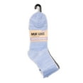 thumbnail image 2 of MUK LUKS Women's Dream Step Quarter Crew Socks, 4 Pair Pack, 2 of 5