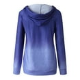 thumbnail image 4 of Fesfesfes Women Hooded Printed Long Sleeves Pullover Blouses Sweatshirt Tops, 4 of 5