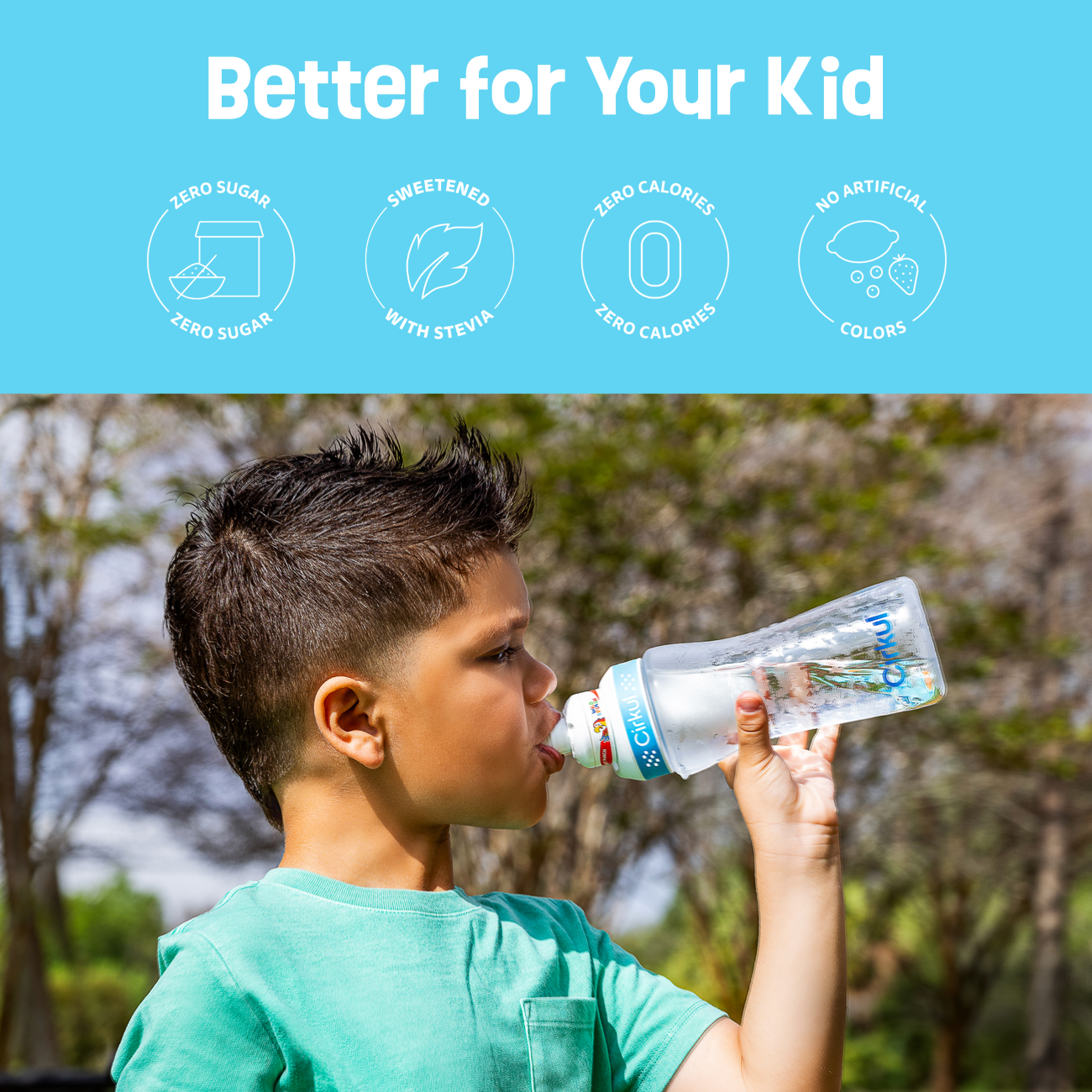 Cirkul Kids Water Bottle Starter Kit, 16 oz, Blue photo 7