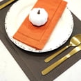 thumbnail image 3 of Davanti Placemats - Classic Luxe Rect Ruby BrnObsidionm (Brown) - Set of 4, 3 of 4