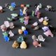 thumbnail image 4 of Piedra preciosa curativa personalizada, cristal de cuarzo, amatista, lepidolita, cristal de fluorita, animales lindos, 4 of 4