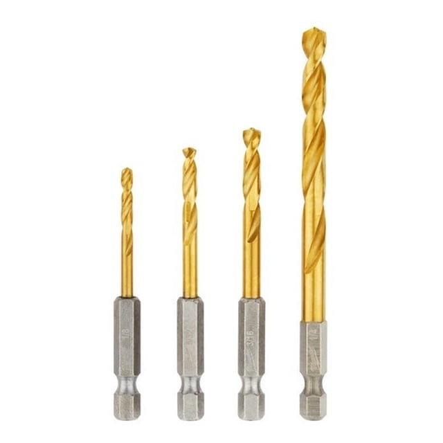 Juego De Brocas De Titanio Shockwave 4pzs Milwaukee 48894644 Milwaukee 48894644