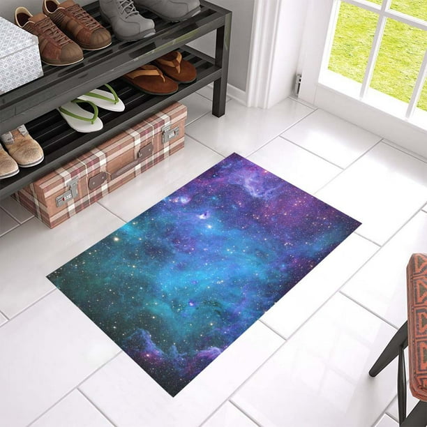 MKHERT Galaxy Stars Doormat Rug Home Decor Floor Mat Bath Mat 23.6x15.7 inch
