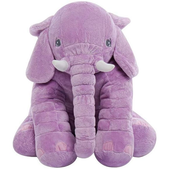 11.8Inch Stuffed Elephant Plush Animal Toy Stuffed Animal (Purple)