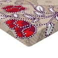 thumbnail image 2 of Ambesonne Floral Fitted Sheet, Blooming Flower Retro, Twin Size, Multicolor, 2 of 3
