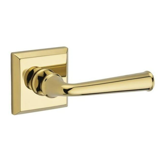 Full Dummy Federal Lever & Traditional Square Rose, Lifetime Brass