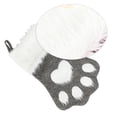 thumbnail image 3 of Christmas socks, plush hammocks for holidays and Christmas decorations (grey), 3 of 4