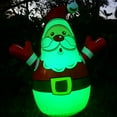 thumbnail image 3 of justharion Christmas Garden Doll Outdoor Decorative PVC Lighting Decoration Switchable Xmas Ornament Remote Control Inflatable Yard, 3 of 8