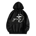 thumbnail image 3 of Hoodies Sweatshirt for Women Jesus Loves You Hoodies Oversized Graphic Hoodies for Women Pullover Hoodies for Women Cute Winter Outfits for Women Clothes for Women, 3 of 3