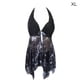 thumbnail image 2 of Traje de baño sexy Soidarity 2021 de una pieza Push Up para mujer negro XL, 2 of 6