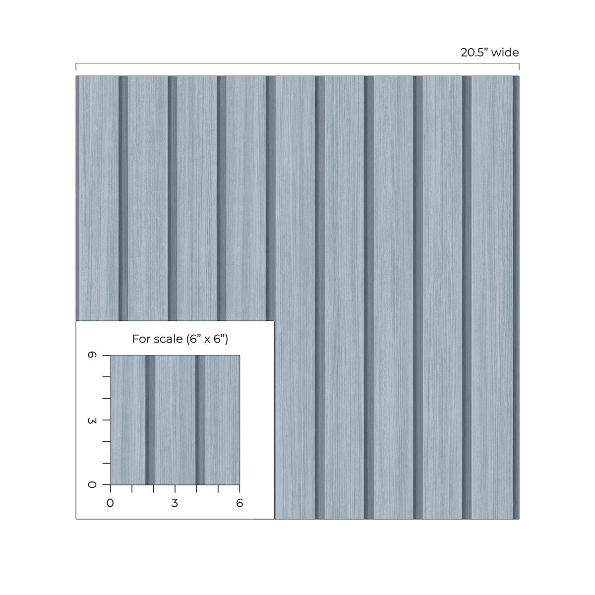 Stacy Garcia Home Faux Wooden Slats Peel and Stick Wallpaper