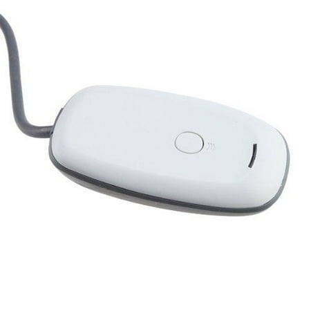 AGPtek PC 2.4ghz Wireless Controller Gaming USB 2.0 Receiver For Microsfot XBOX 360 with a Six-foot USB Cable- White