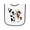 White and Navy, variant on Inktastic I'm One-cowboy Riding Horse Birthday Baby Terry Cloth Bib