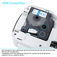thumbnail image 2 of GREENCYCLE 50PK Compatible for DYMO D1 45014 12mm 7m Blue on White Label Tape for LabelManager LabelPoint LabelWriter Label Maker, 2 of 7
