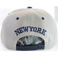 thumbnail image 2 of New York Men's 4-Tone Script Snapback Baseball Cap (Gray/Navy), 2 of 3
