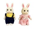 thumbnail image 1 of Simulation Forest Rabbit Family DIY Playset Mini Rabbit Bear Figure Toy Dolls Kids Gifts, 1 of 1