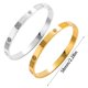 thumbnail image 4 of Pulseras de oro para las mujeres de la amistad pulseras brazalete de circonio cúbico de acero inoxidable pulsera de joyería de cumpleaños para las mujeres, 4 of 6