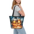 thumbnail image 4 of Tote Bag for Women, Halloween Ghost Puzzle Pumpkin C Large Capacity Handbags Womens Laptop Work Beach Tote Bags, Reusable Grocery Shoulder Bags Gifts for Women Work Gym Shopping Travel, 4 of 6