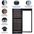 thumbnail image 3 of Riedhoff 155-Bottle Capacity Wine Cooler with Dual-Zone with Flexibility,Adjustable Temperature, 3 of 7