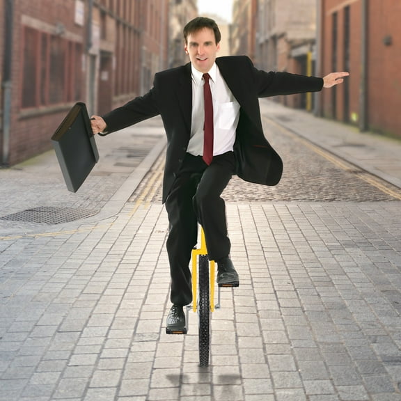 24" Unicycle Leakproof Tire Wheel Cycling Outdoor Sports Fitness Exercise Health, for Balance Training Talent Performance