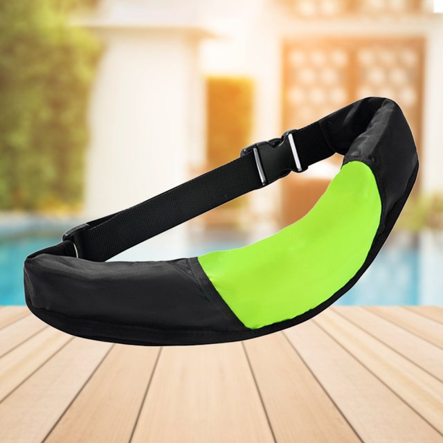 Cinturón salvavidas de flotabilidad inflable impermeable Oxford con accesorios para exteriores con silbato