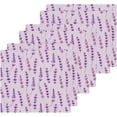thumbnail image 3 of Coolnut Purple Lavender Cotton Hand Towels, Quick-Drying and Absorbent Washcloths, for The Bathroom Kitchen Multi-Purpose Wash Cloths in The Hotel Gym, 4 Pack 12 X 12 Inches Washcloth Gift, 3 of 7