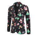 thumbnail image 3 of Azrian Men Suit Men'sFashion Christmas Christmas Suit Jacket + Suit Pants Two-piece Suit, 3 of 4