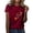 C-Wine410, variant on DHFJKG Women Casual Graphic Printed Tee Short Sleeve Crewneck T Shirt Loose Fit Summer Casual Blouses Comfortable Tops