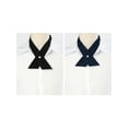 thumbnail image 4 of INSPIRE CHIC Pre Tied Adjustable Bowtie School Uniform Criss-Cross Bow Ties 2 Pcs, 4 of 6