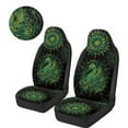 thumbnail image 3 of Uorisanigo Car Seat Covers Set of 2 Premium High Back Seat Cover Soft and Comfortable Mandala Peacock Auto Seats Covers Universal for SUVs Trucks Van Sedans, 3 of 7
