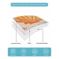 thumbnail image 5 of Orange Blue Pink Coastal King Size Down Alternative Comforter, Lightweight Comforter Quilt Bedding Set with Pillow Shams Summer Nautical Shell Beach All Seasons Bed Comforter Duvet Insert 96"x106", 5 of 7