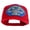 Red, variant on USS Long Beach 1959 1995 CGN - 9 Submarine Blue Patched Solid Cotton Twill Pro Style Cap - Black OSFM