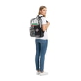 thumbnail image 5 of U.S. Polo Assn. Unisex Kid's 18" Clear Backpack, Black, 5 of 5