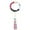 G, variant on Bracelet Wristlet Key Ring Silicone Beaded Bangle Cute Key Chains for Women Phone Bracelet Strap Sister Bracelets for 2 Charm Bracelets