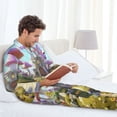 thumbnail image 6 of Zufioo Dreamy Mushroom House Mens Pajamas Set, Mens Long-Sleeved Pajama and Pajama Pants,Pajamas Para Hombres,Men's Sleepwear-Medium, 6 of 7