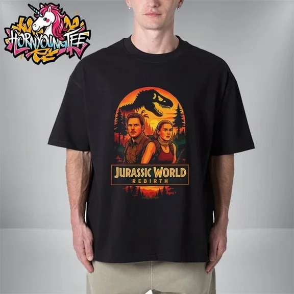 Jurassic World Rebirth 2025 The Movie Tribute Tee For Fan Unisex T-Shirt