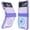 Clear Purple1, variant on Designed for Galaxy Z Flip 3 Case with Hinge Protection,Samsung Flip 3 Full Cover Shockproof Slim Phone Protection Case Clear for Z Flip 3 5G(2023)-Clear Black