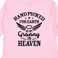 thumbnail image 4 of Inktastic Handpicked for Earth By My Granny in Heaven with Angel Wings Boys or Girls Long Sleeve Toddler T-Shirt, 4 of 5