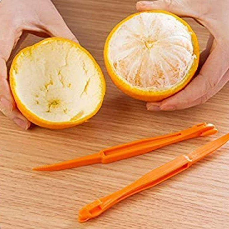Orange Peeler Tools Citrus Peel Cutter Plastic Easy Fruit Vegetable Slicer  Cutter Lemon Peeler Opener Remover Fruit Tools Kitchen Accessories Knife