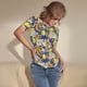 thumbnail image 3 of Fotbe Sicilian Style Body de Mujer con Cuello Redondo y Mangas Cortas, Sin Mangas Ajustado, Suave, Cómodo y Básico-Large, 3 of 7