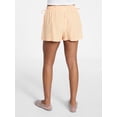 thumbnail image 3 of No Boundaries Striped Seersucker Bungee Shorts, 2" Inseam, Women's XXS-XXL, 3 of 5