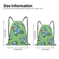 thumbnail image 2 of Balery Motorcycle Riding Dinosaur Pattern Drawstring Backpack Bag Sport Gym Sackpack Cinch Bags Pattern Drawstring Backpack Bag Sport Gym Sackpack Cinch Bags -Medium, 2 of 6