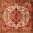 thumbnail image 1 of Ahgly Company Indoor Square Persian Orange Traditional Area Rugs, 7' Square, 1 of 1